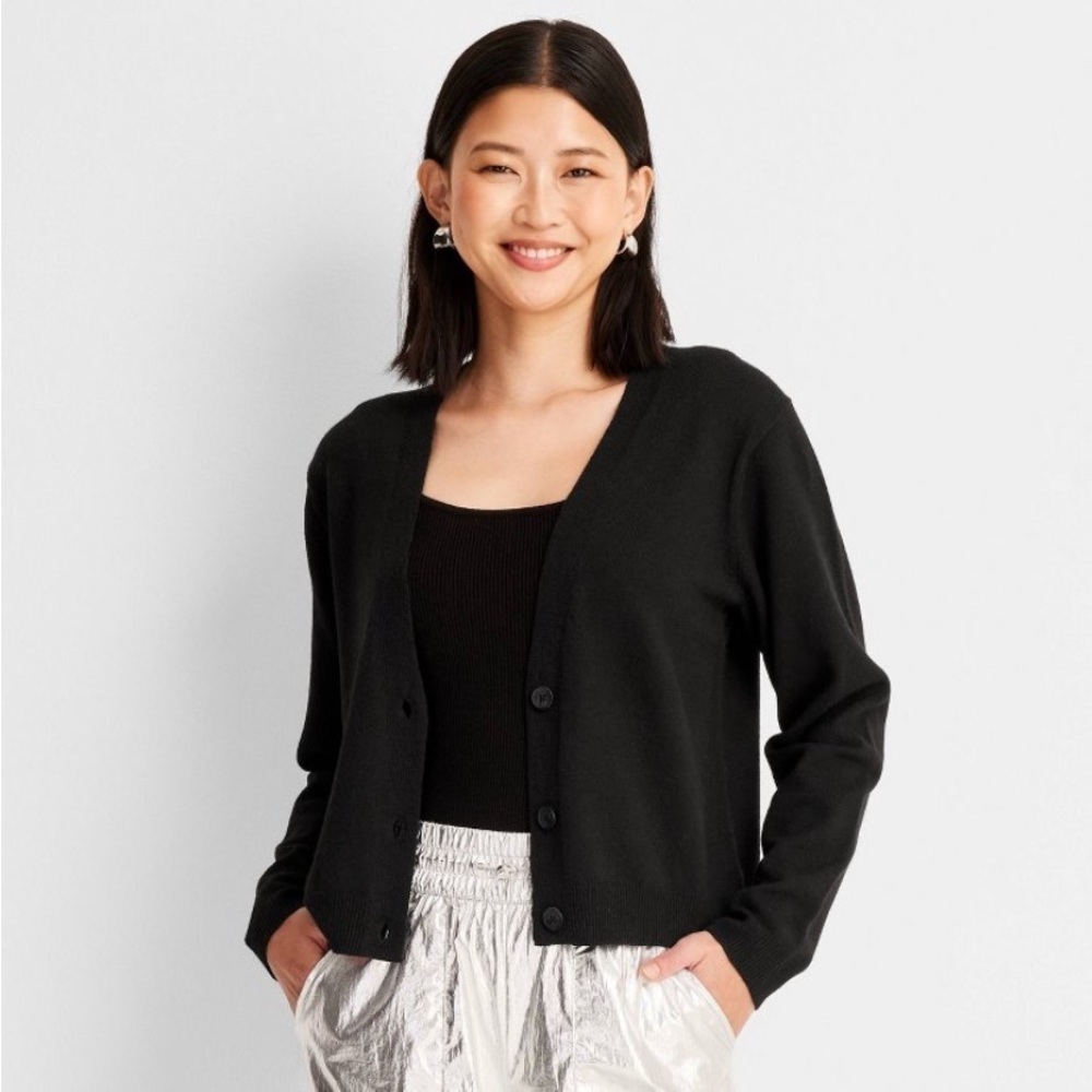 Women's Cardigan - A New Day Black